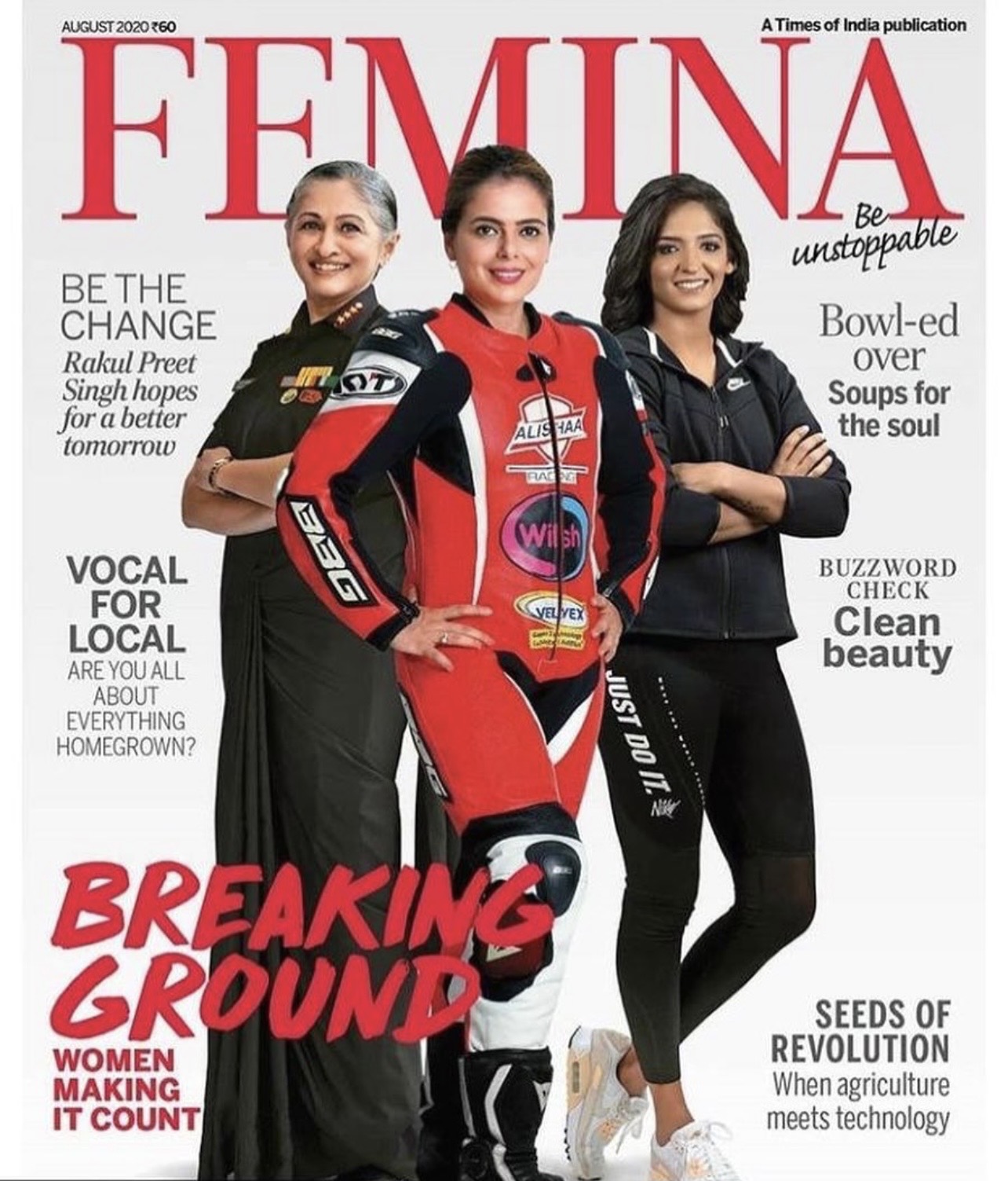Alisha Abdullah on Femina cover – Breaking Ground
